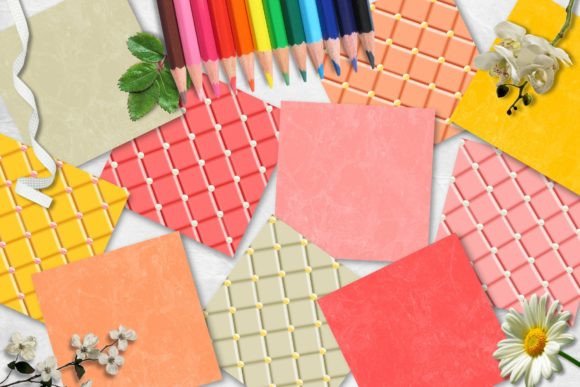 Bouquet Paper Set 27 and A Set of 10 12x12 Inch Backing Papers: Essential Tools for Creative Projects