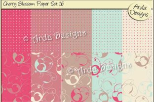 Cherry Blossom Paper Set 16