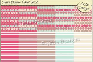 Cherry Blossom Paper Set 21