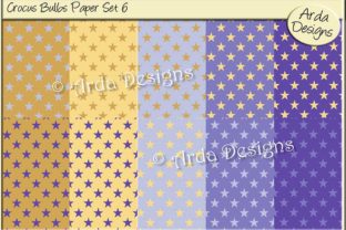 Crocus Bulbs Paper Set 6