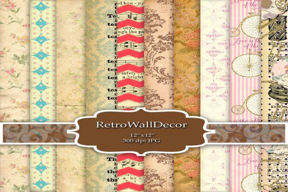 Decoupage Digital Papers and More: A Creative Resource for Designers