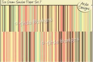 Ice Cream Sundae Paper Set 7