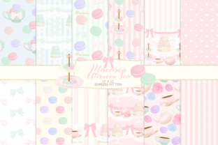 Macron Afternoon Tea Party Pattern: A Unique Approach to Digital Creativity and Design
