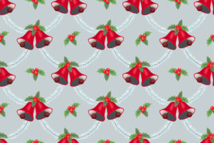 Red Christmas Bell Pattern – A Versatile Design for Creativity and Practical Use