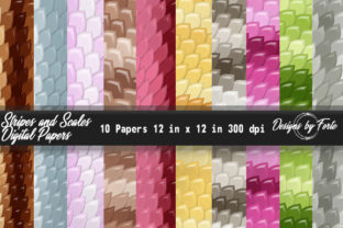 Scales Stripes Digital Papers: A Creative Solution for Modern Designers