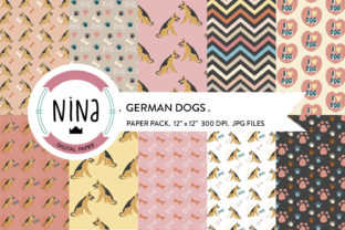 Strategic Use of German Dogs Digital Paper Pack Dog Paper for Creative and Professional Projects